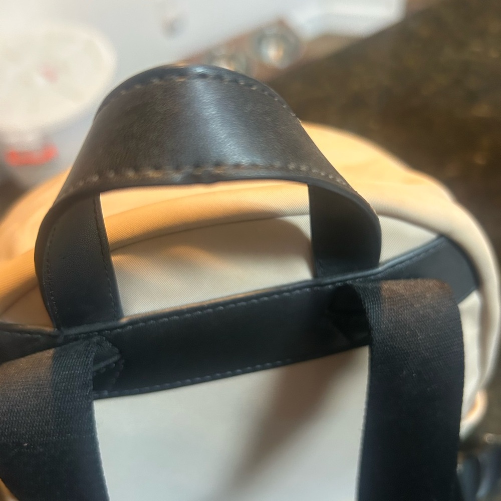 Kate Spade Cream Backpack with Black Straps - Picture 3 of 7